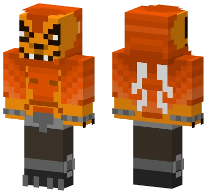 Orange Cat Character Minecraft skin