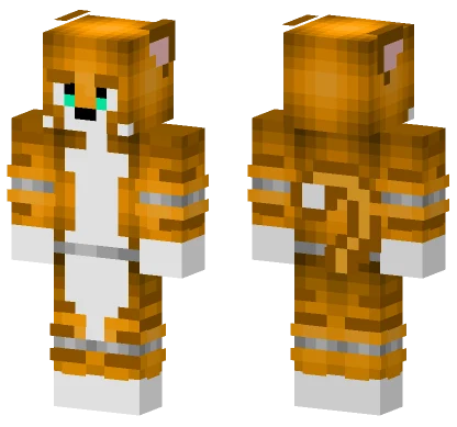 Orange Cat Minecraft skin