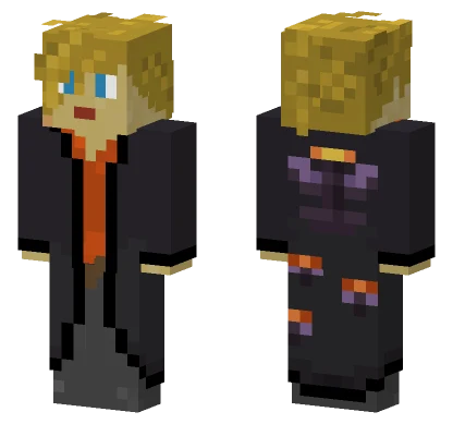 Orange Cat Outfit Minecraft skin