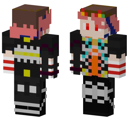 Orange Cowboy Outfit Minecraft skin