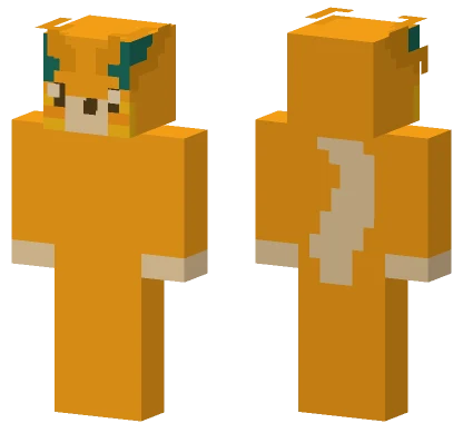 Orange Doggy Pal Minecraft skin