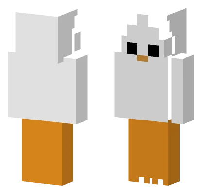 Orange Duck Suit Minecraft skin