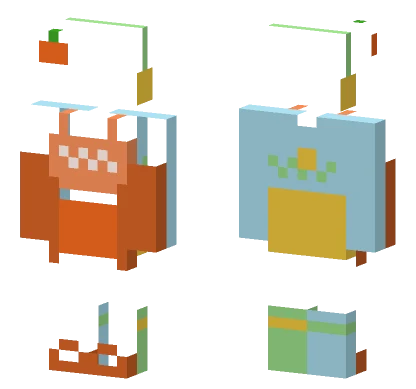 Orange Fanta Sprite Raffle Minecraft skin