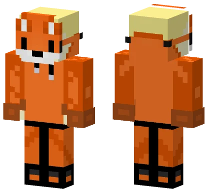 Orange Fox Minecraft skin