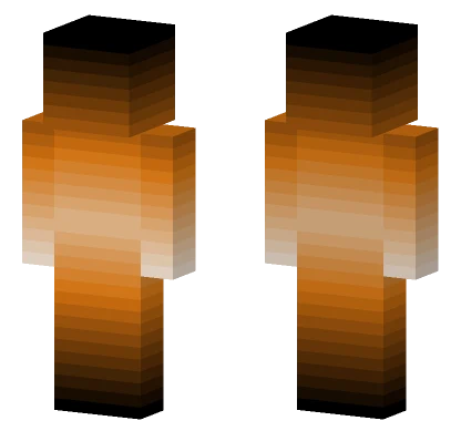Orange Gradient Outfit Minecraft skin