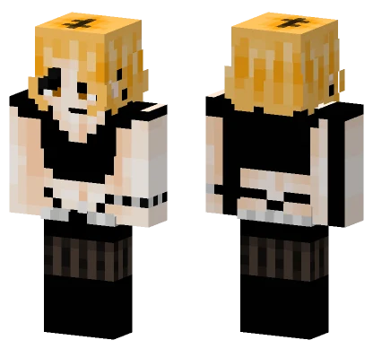 Orange Hair Girl Minecraft skin