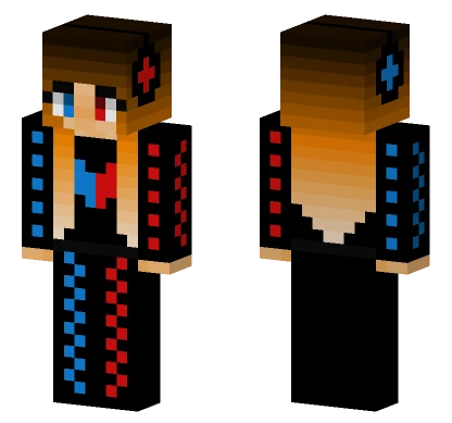 Orange Hair Girl Minecraft skin