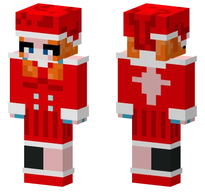 Orange Hair Girl Minecraft skin