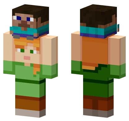 Orange Haired Adventurer Minecraft skin