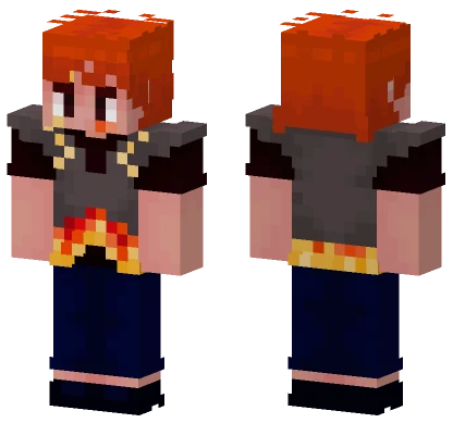 Orange Haired Boy Minecraft skin