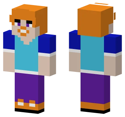Orange Haired Girl Minecraft skin