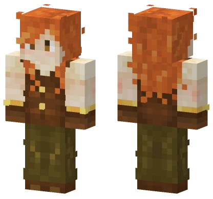Orange Haired Girl Minecraft skin