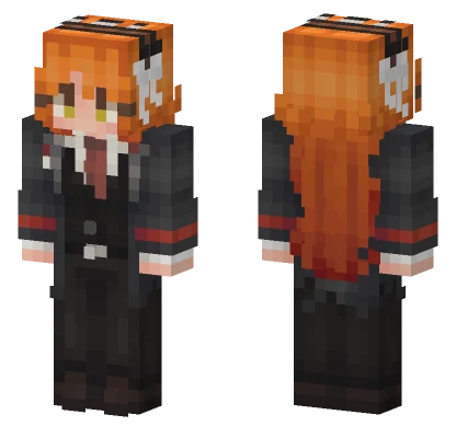 Orange Haired Girl Minecraft skin