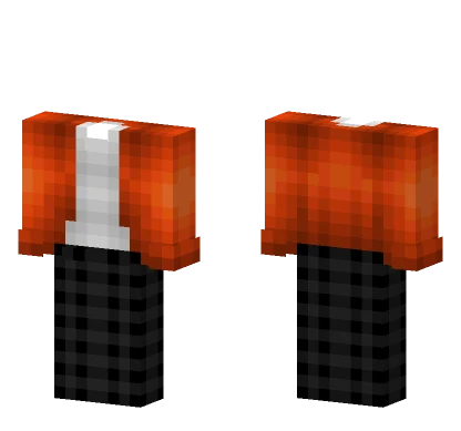Orange Jacket Pajamas Minecraft skin
