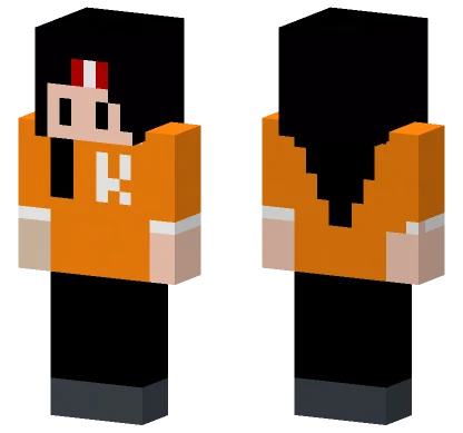 Orange Jumpsuit Prisoner Minecraft skin