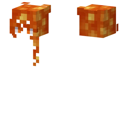 Orange Lava Monster Minecraft skin