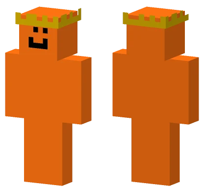Orange Man Minecraft skin