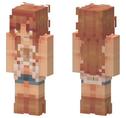Orange Peel Minecraft skin