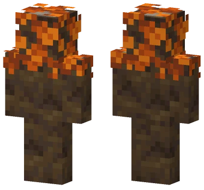 Orange Poplar Tree Minecraft skin