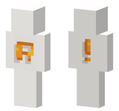 Orange R! Symbol Minecraft skin