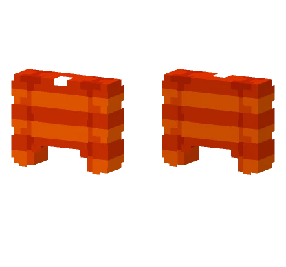 Orange Stripe Sweater Minecraft skin