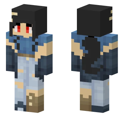 Ordinary Blue Outfit Minecraft skin