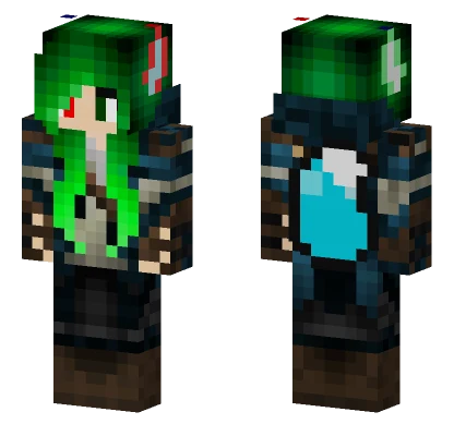 Original Green Minecraft skin