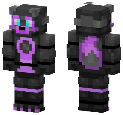 Original Shadow Fox Minecraft skin