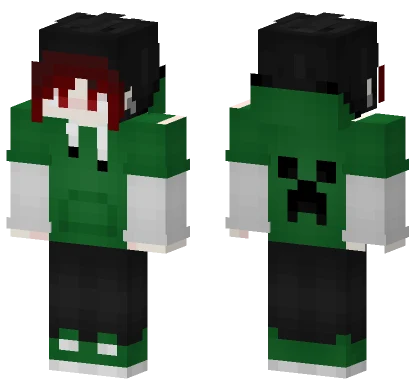 Ottovia Polly Sholy Green Edition Minecraft skin