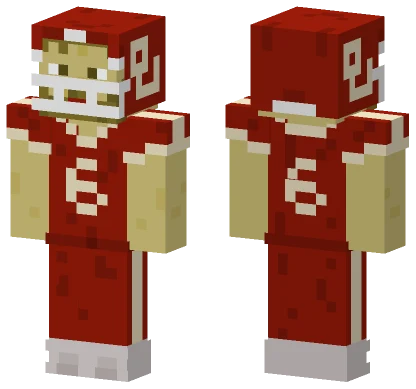 Ou Football Guy Minecraft skin