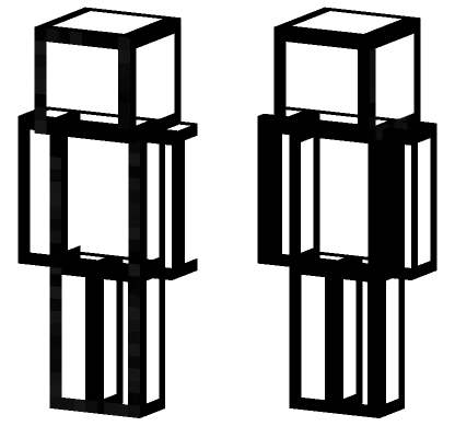 Outlines Minecraft skin