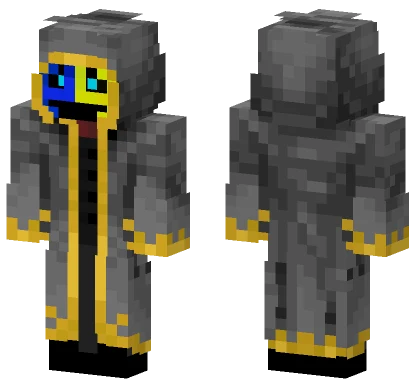 Ovalapha3 Grey Hooded Figure Minecraft skin