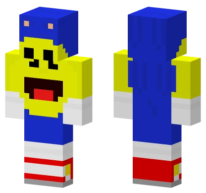 Pac-Man Sonic Costume Minecraft skin