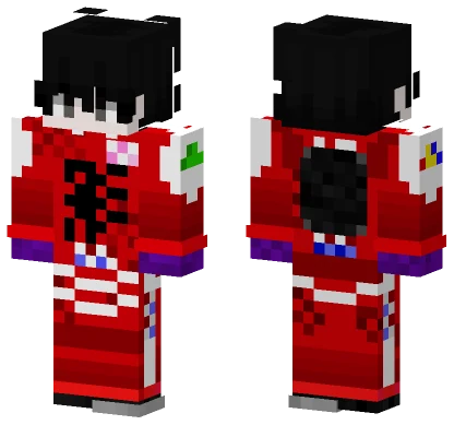 Paczek5 Red Outfit Minecraft skin