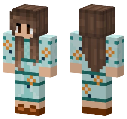 Paige Spring Dress Minecraft skin