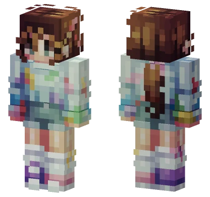 Paint Splatter Persona Minecraft skin