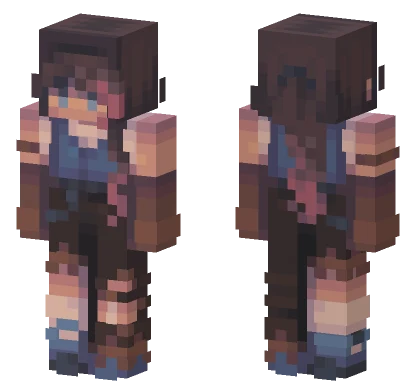 Paint The Town Red OC Minecraft skin