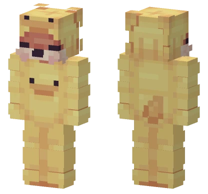 Pajamas Fox Custom Minecraft skin