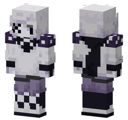 Pale Ghostly Figure Minecraft skin