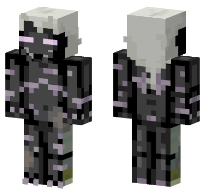 Pale Hooded Figure Minecraft skin