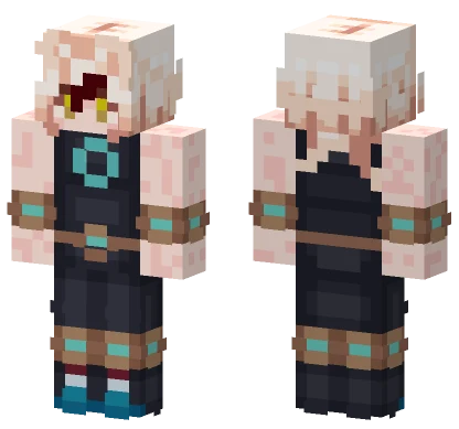 Pale Knight Armor Minecraft skin
