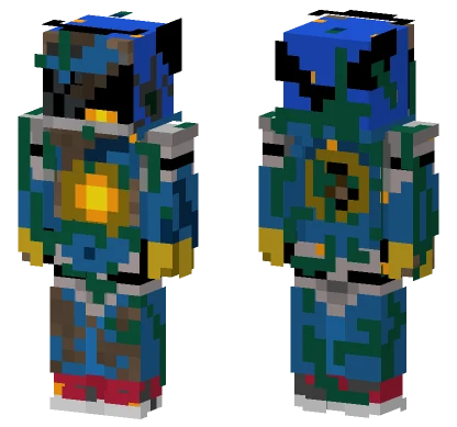 Pale Metal Sonic Minecraft skin