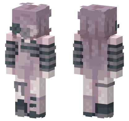 Pale Pink Hoodie Minecraft skin