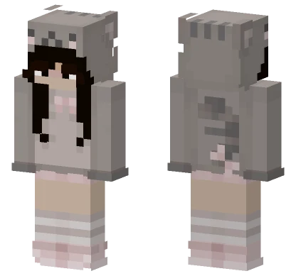 Pale Pink Kimono Girl Minecraft skin