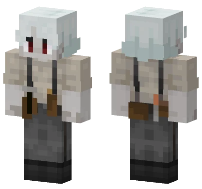 Pale Worker Minecraft skin