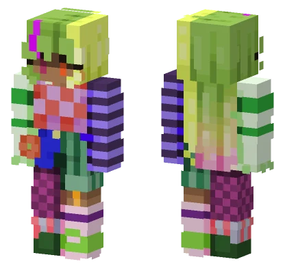 Palette Paint Blobs Minecraft skin