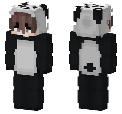 Panda Boy Minecraft skin