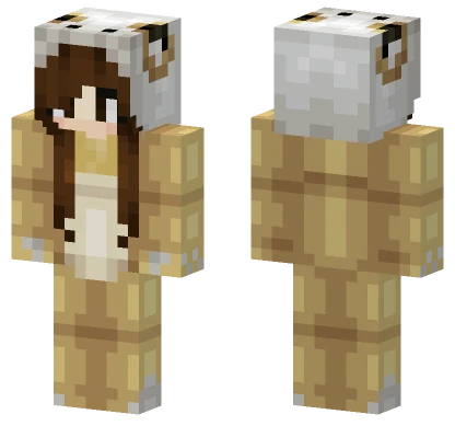 Panda Cubone Minecraft skin