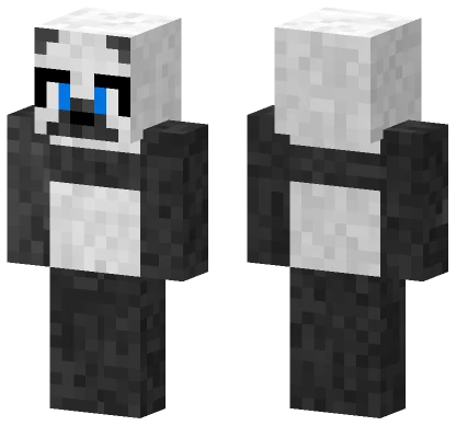 Panda Transfur Minecraft skin