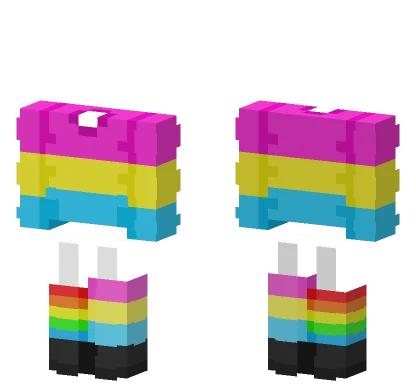 Pansexual Pride Skin Minecraft skin